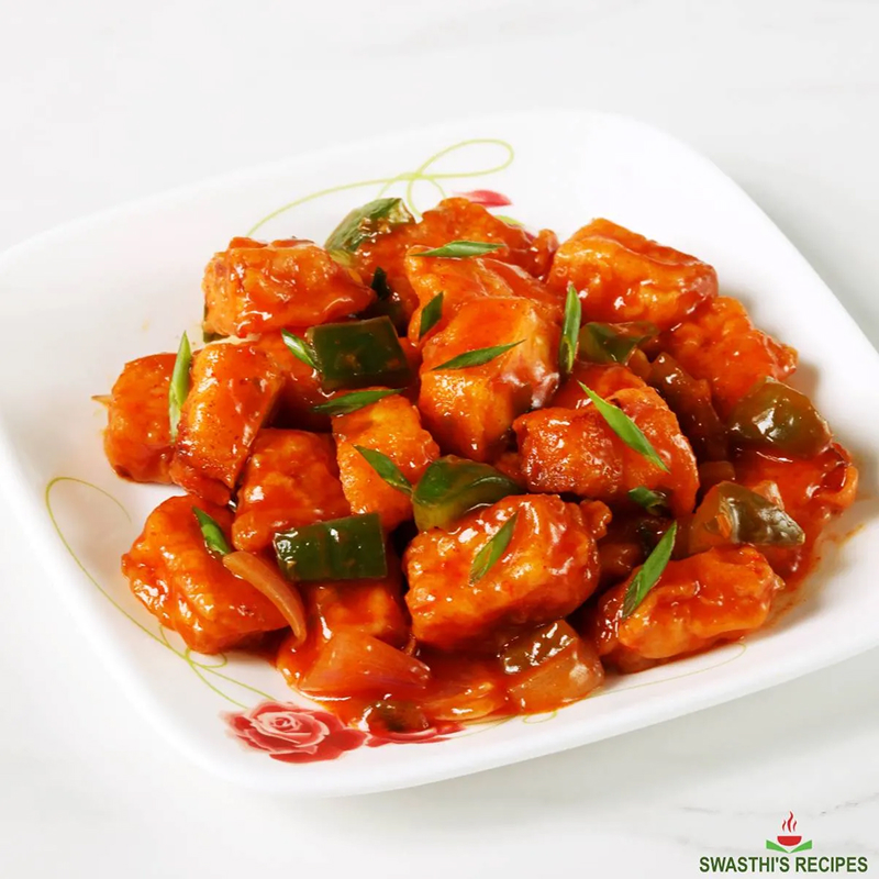 Chilli Paneer (Dry) Half