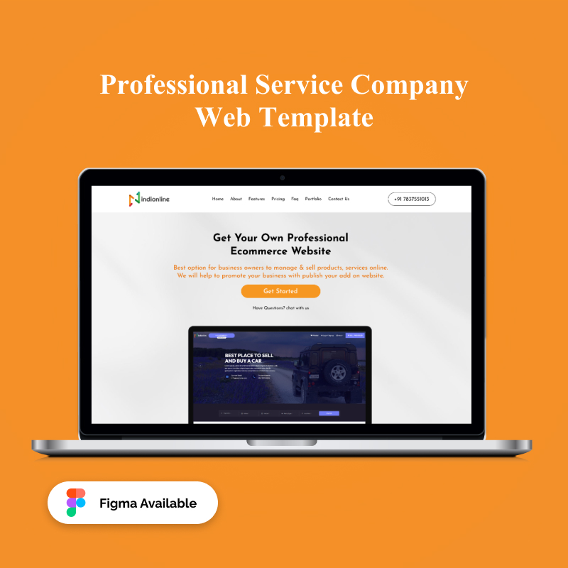 Professional Service Company Web Template