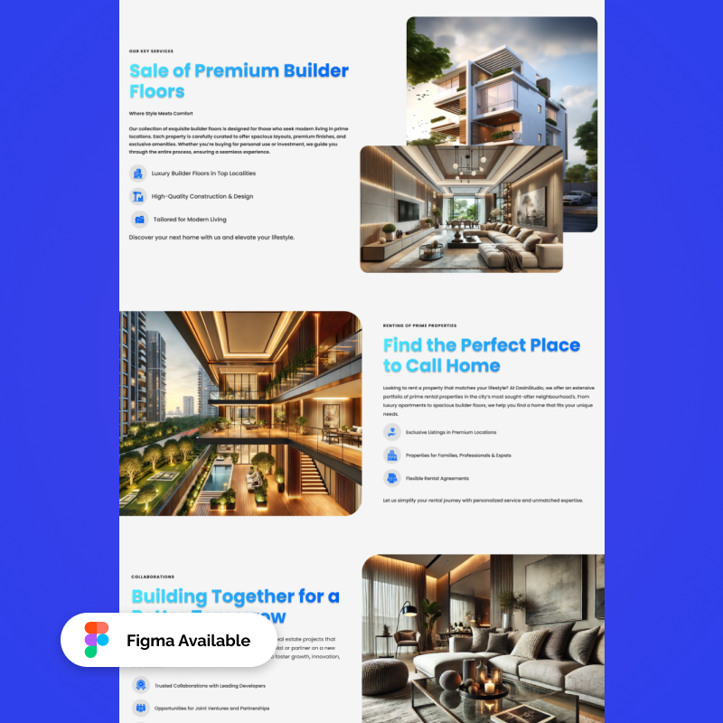 🔗 https://21stcenturyrealtors.com/ Customizable Real Estate Figma Templates