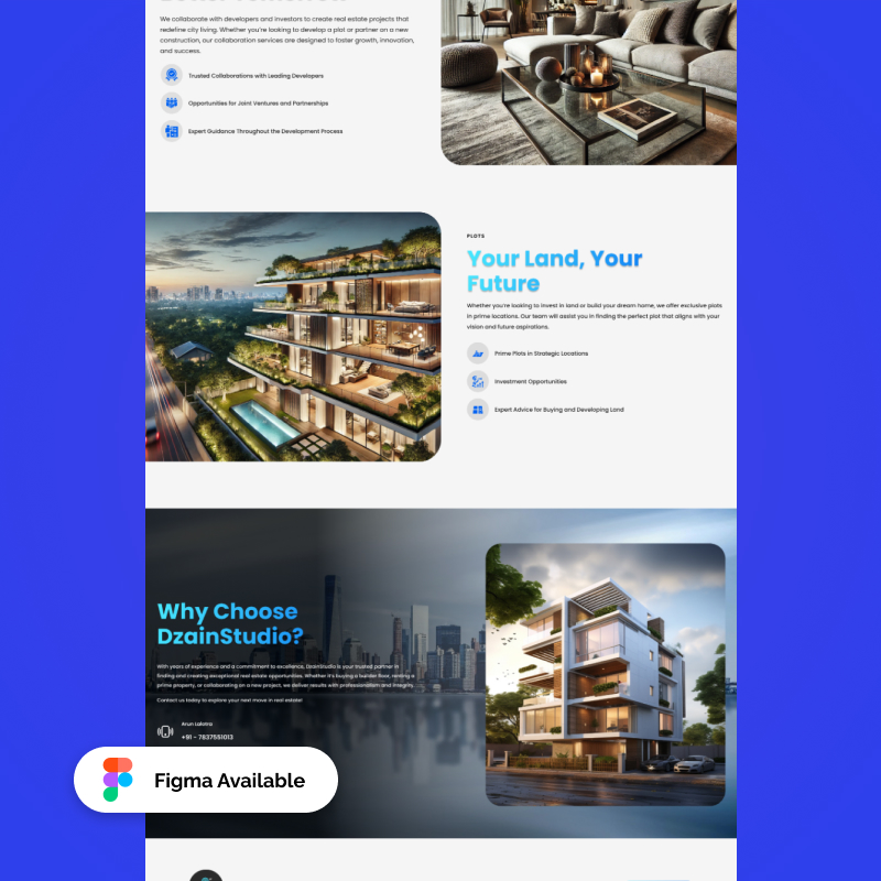 🔗 https://21stcenturyrealtors.com/ Customizable Real Estate Figma Templates