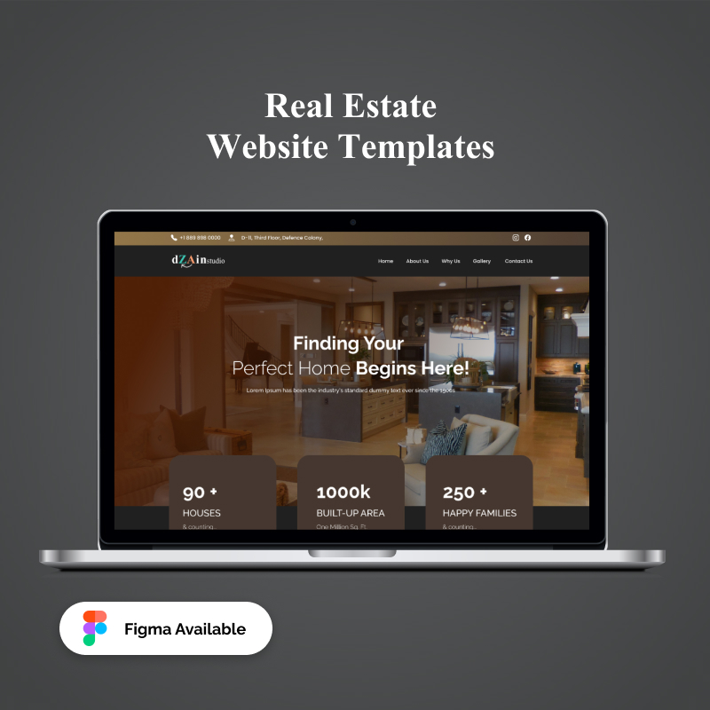 Premium Real Estate Figma Templates